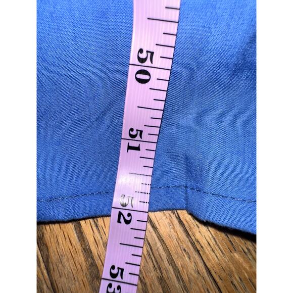 VINTAGE BLUE & PINK HEAVILY EMBROIDERED PEASANT BOHO HIPPIE MAXIDRESS - Picture 5 of 5